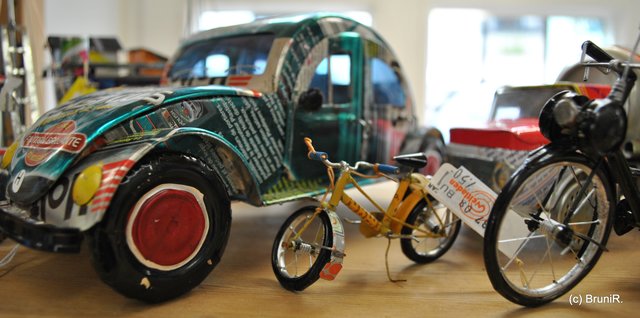 Gesehen in Xanten am 1. September 2013 im Umweltladen? glaube ich... alles Handarbeit!