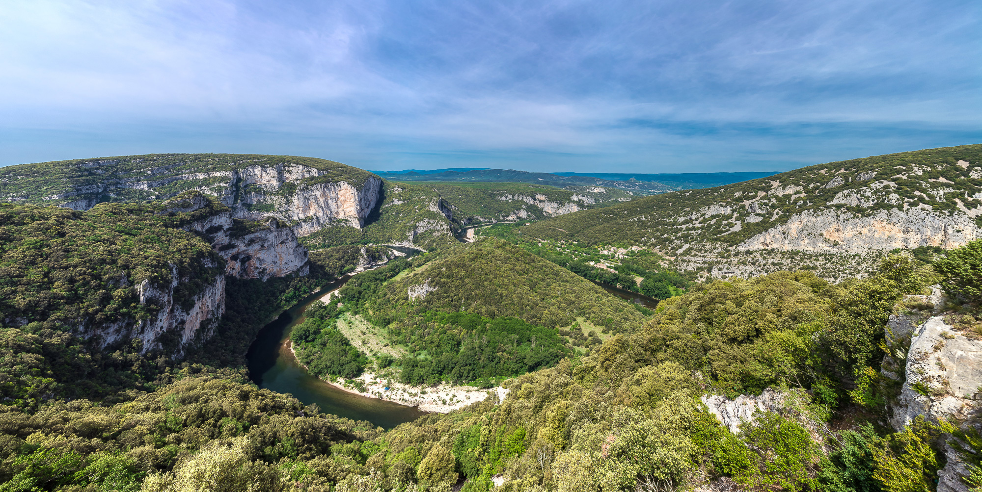 Dieses Bild entstand vor drei Jahren von der Panoramastraße aus und zeigt einen Teil der Schlucht, den wir unten durchwandert haben.