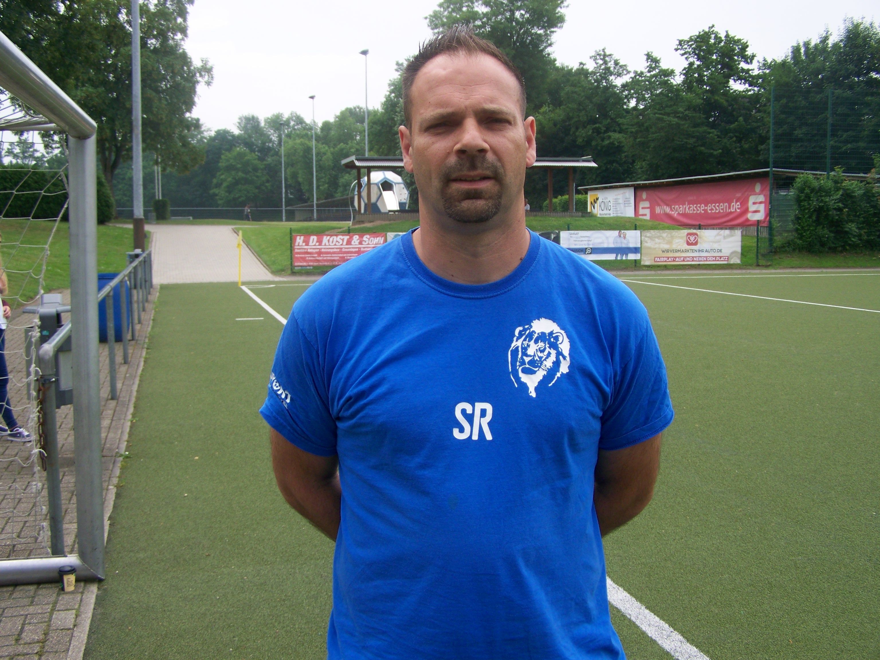 Sascha Reddig, Trainer der 2. Mannschaft von VfB Frohnhausen, 40 Jahre alt, verheiratet, 1 Kind, Zielsetzung Saison 2018/19: Nichtabstieg (Photo Marx)