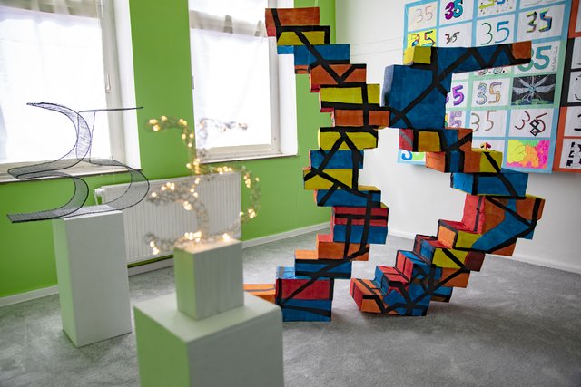 Rauminstallation der Mittelstufe