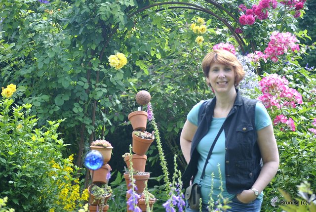 Bei der schönen Blumentopfpyramine... ANA