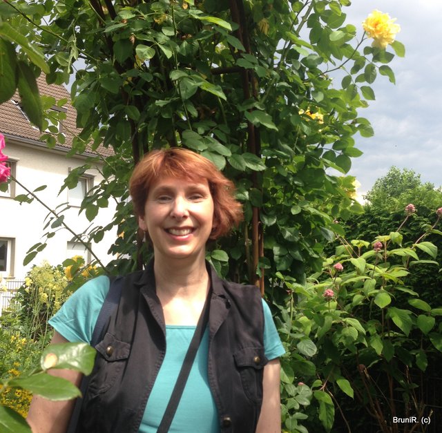 Ein fröhliches Gesicht... weil die Sonne wieder scheint und weil alles so schön ist!