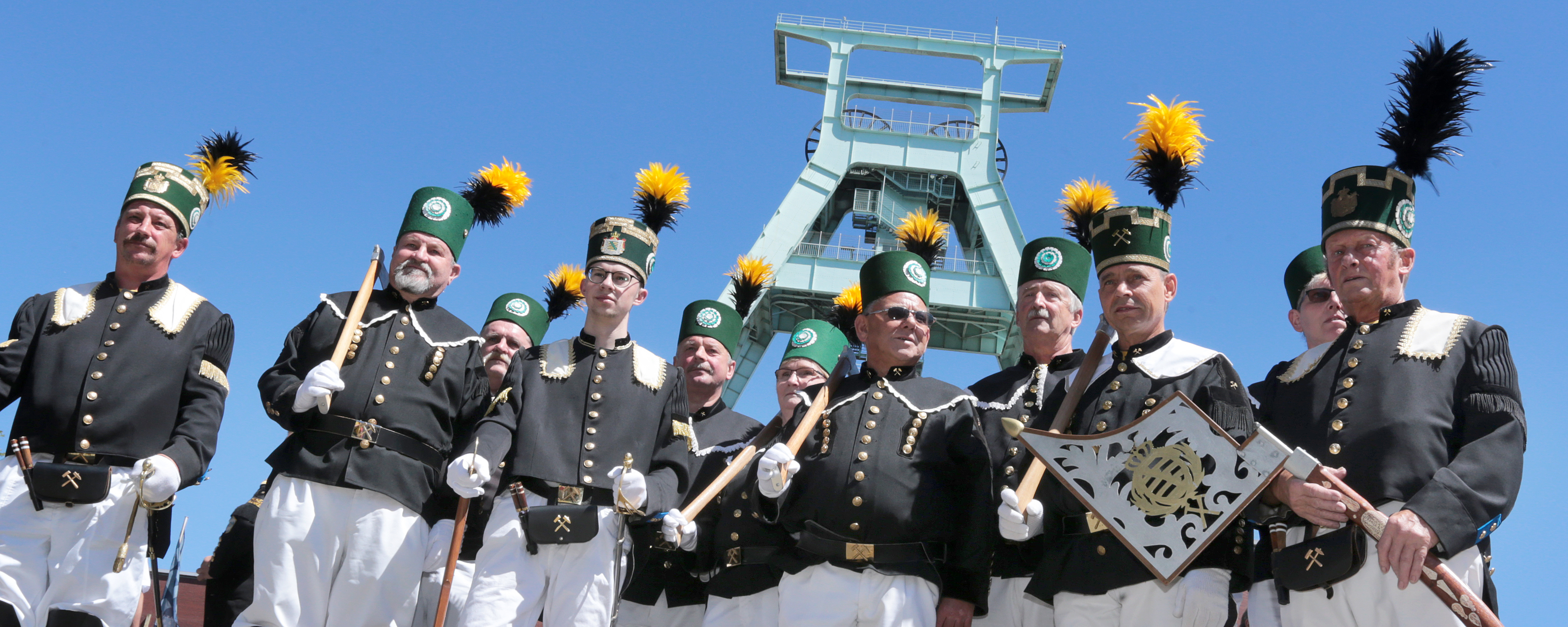 (C) Andreas Molatta , 01.07.2018 , Bochum ,
13.Deutscher Bergmanns-, Hütten- und Knappentag : Bergparade zum Deutschen Bergbau Museum.