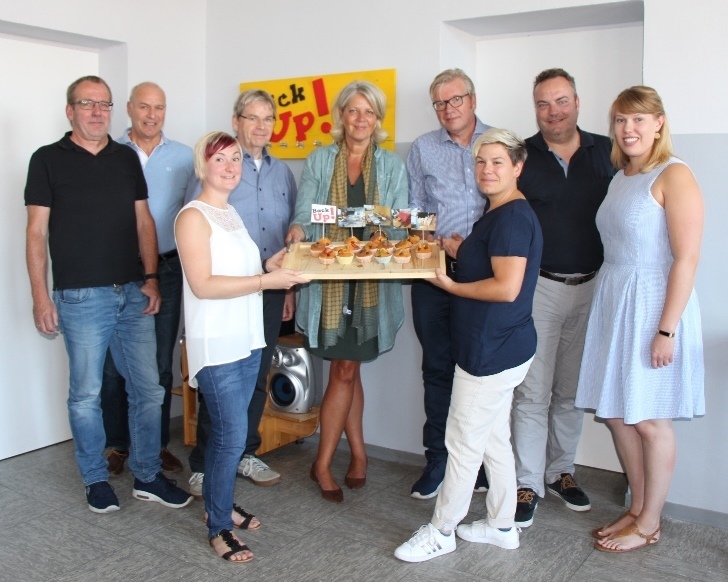 AWO, Stadtverwaltung und Gelsenwasser-Stiftung sind vom BackUp-Programm überzeugt. Foto: Stadt