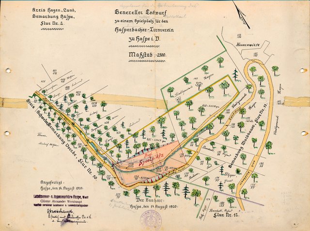 Lageplan vom Projekt. | Foto: TV Hasperbach