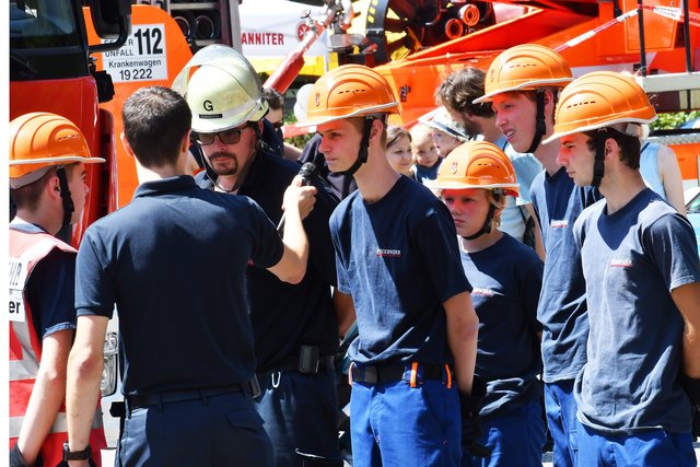Einsatzübung der Jugendfeuerwehr Werden-Heidhausen.
Foto: Bangert