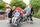 Alle zeigten sich hoch erfreut nach der Probefahrt mit der neuen Fahrrad-Rikscha durchs Fliedner-Dorf: Claudia Ott, Fachvorstand in der Theodor Fliedner Stiftung, Bewohnerin Inge Skorupa, Pilot Tim Stanke-Rossmanek, Leiter Sparkasse Mülheim-Saarn und Isabel Wulfert von FDL-Immobilien | Foto: PR-Foto Köhring/SM