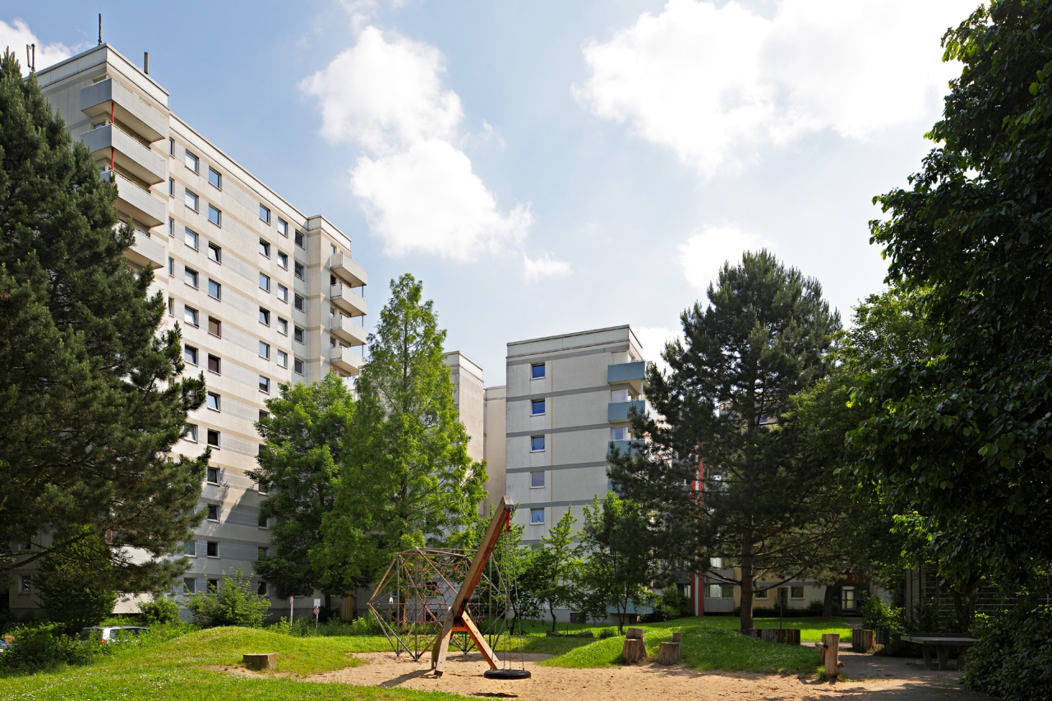 WoldenmeySiedlung beim Mieter und Sommerfest als "Big Beautiful