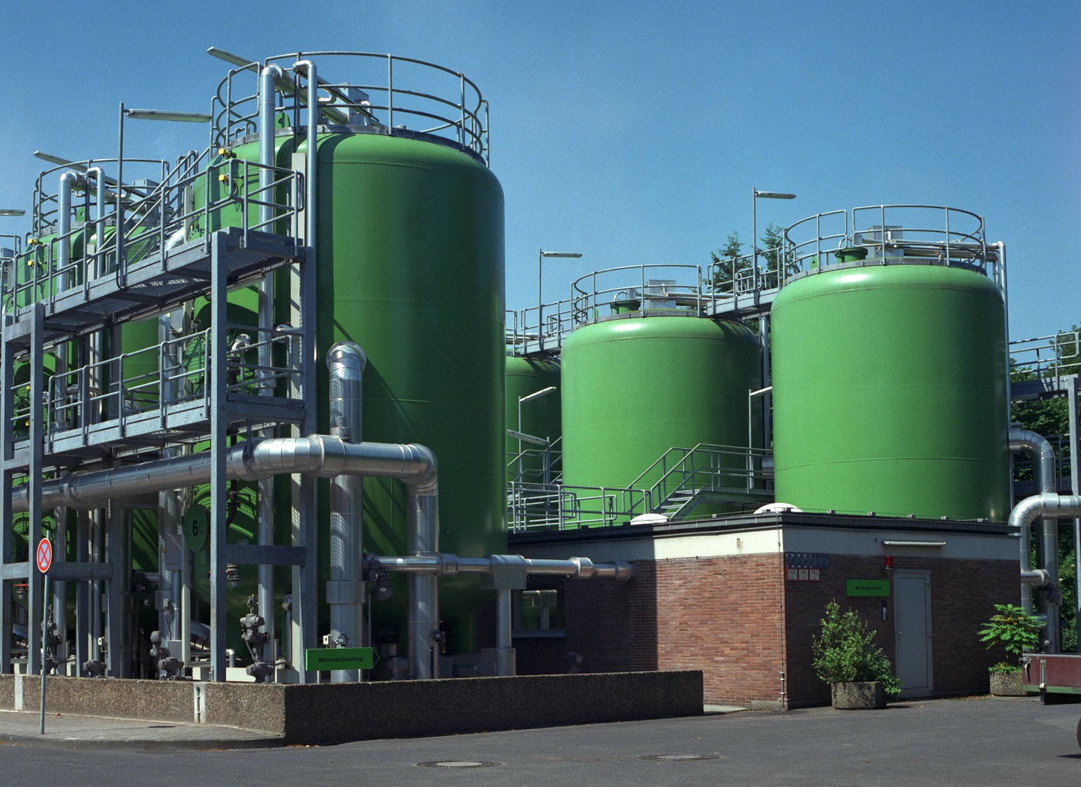 Filterhalle beim Wasserwerk Flehe