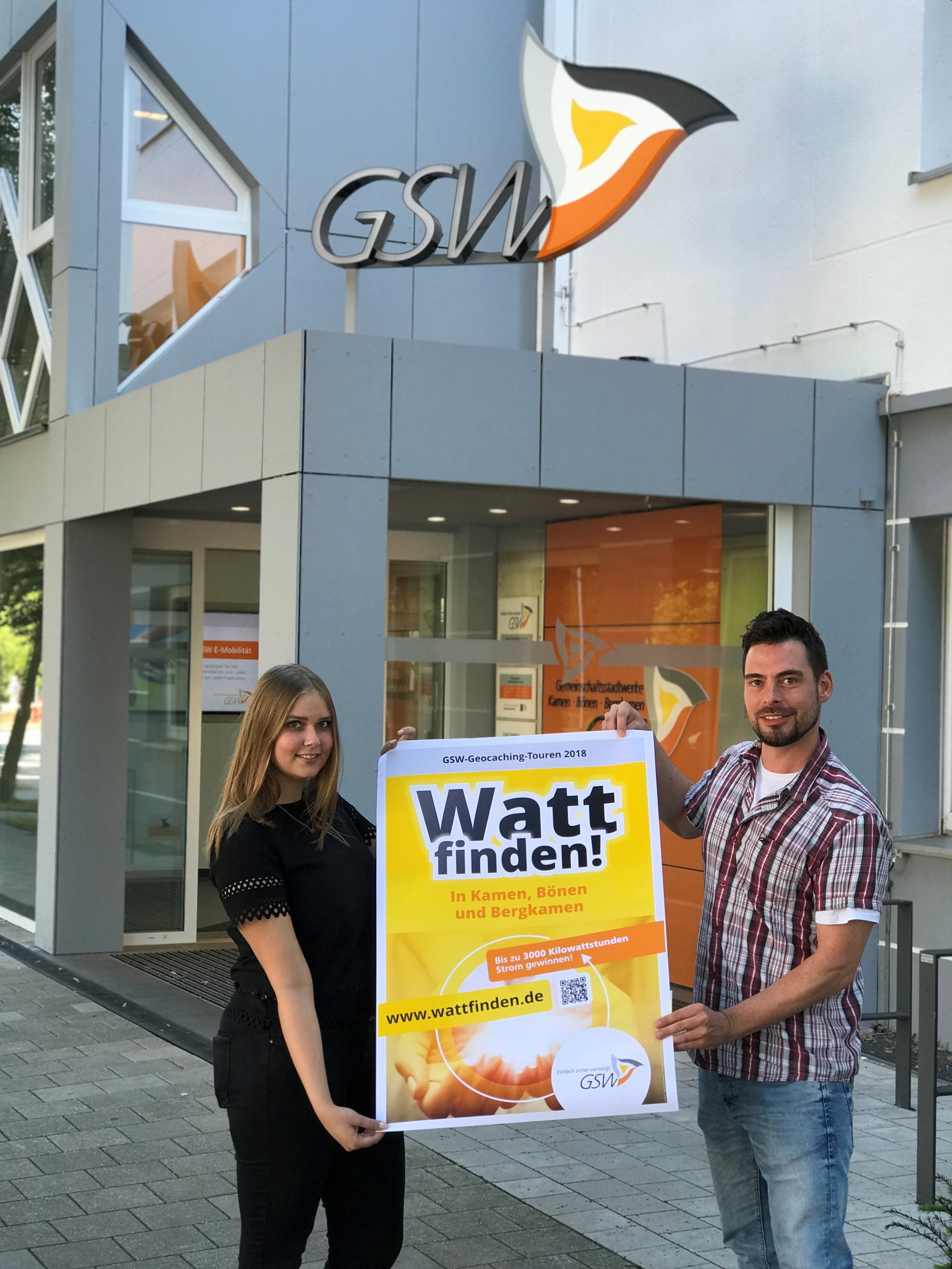 Das Geocaching-Gewinnspiel der GSW startete am 16. Juli und geht bis zum 31. August. Foto: GSW