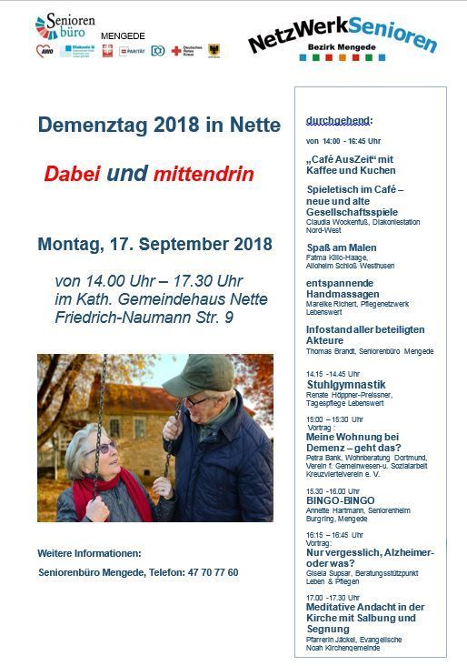 Mit diesem Plakat und Handzettel....