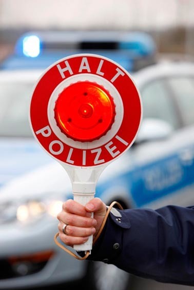 Symbolfoto Polizeikontrolle
