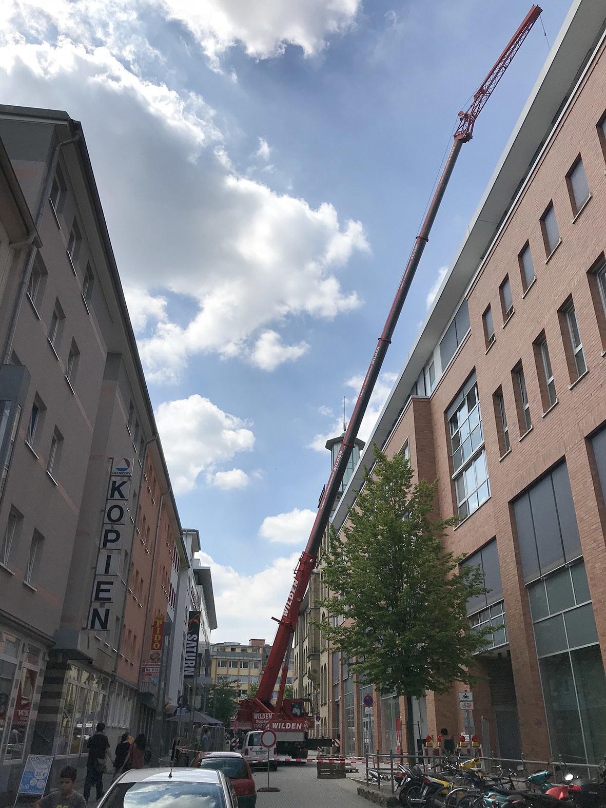 Die Zufahrt zum Friedrich-Ebert-Platz ist in dieser Woche nicht möglich.