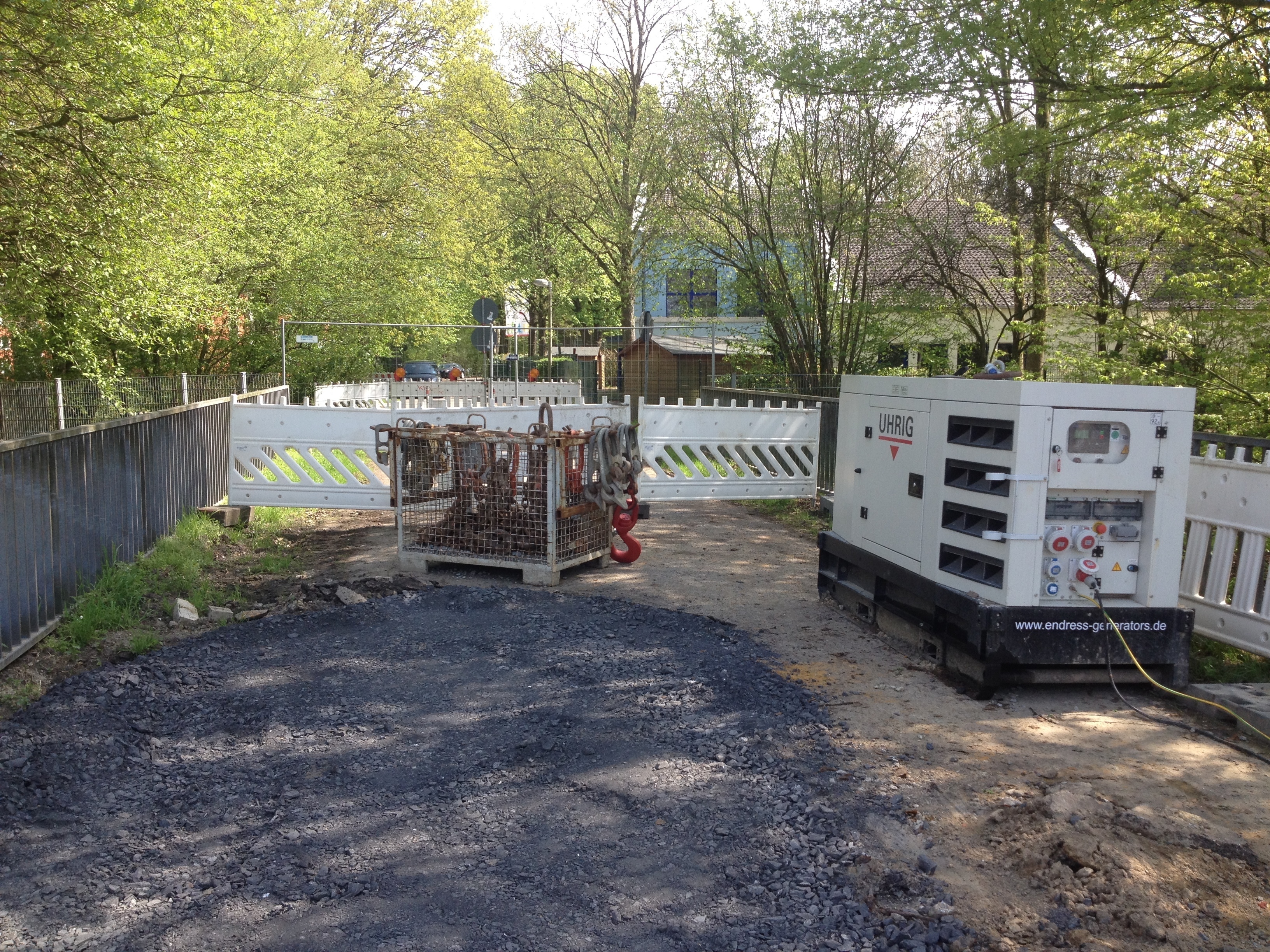 Die Brücke an der Telemannstraße wird ab dem 3. August wieder freigegeben.
