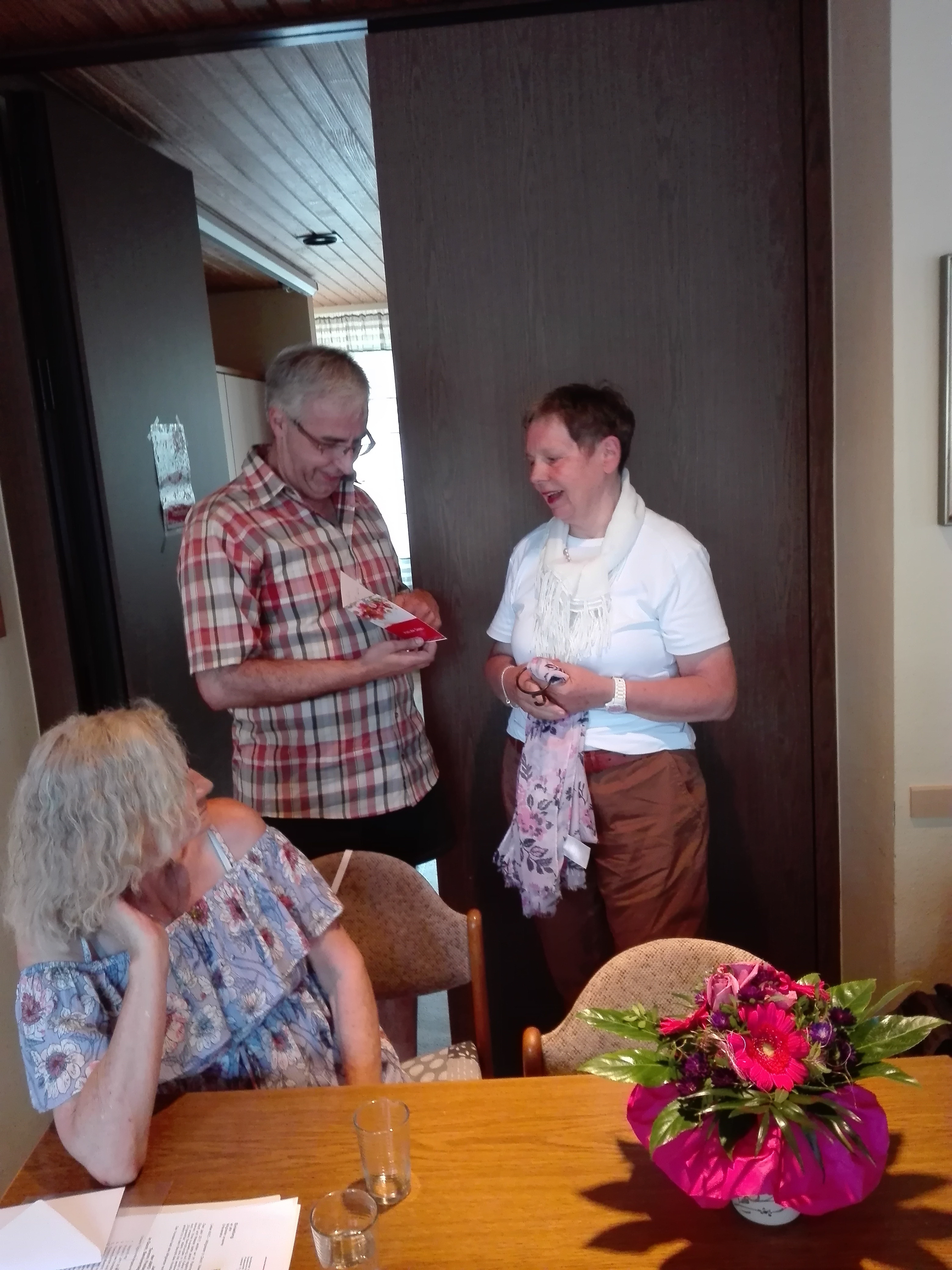 Norbert Thul verabschiedet Claudia Dierkes