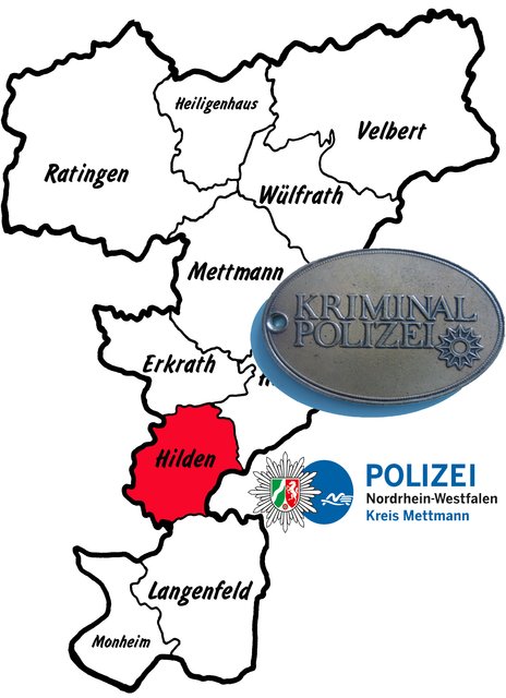 Foto: Pressestelle der Polizei, Kreis Mettmann