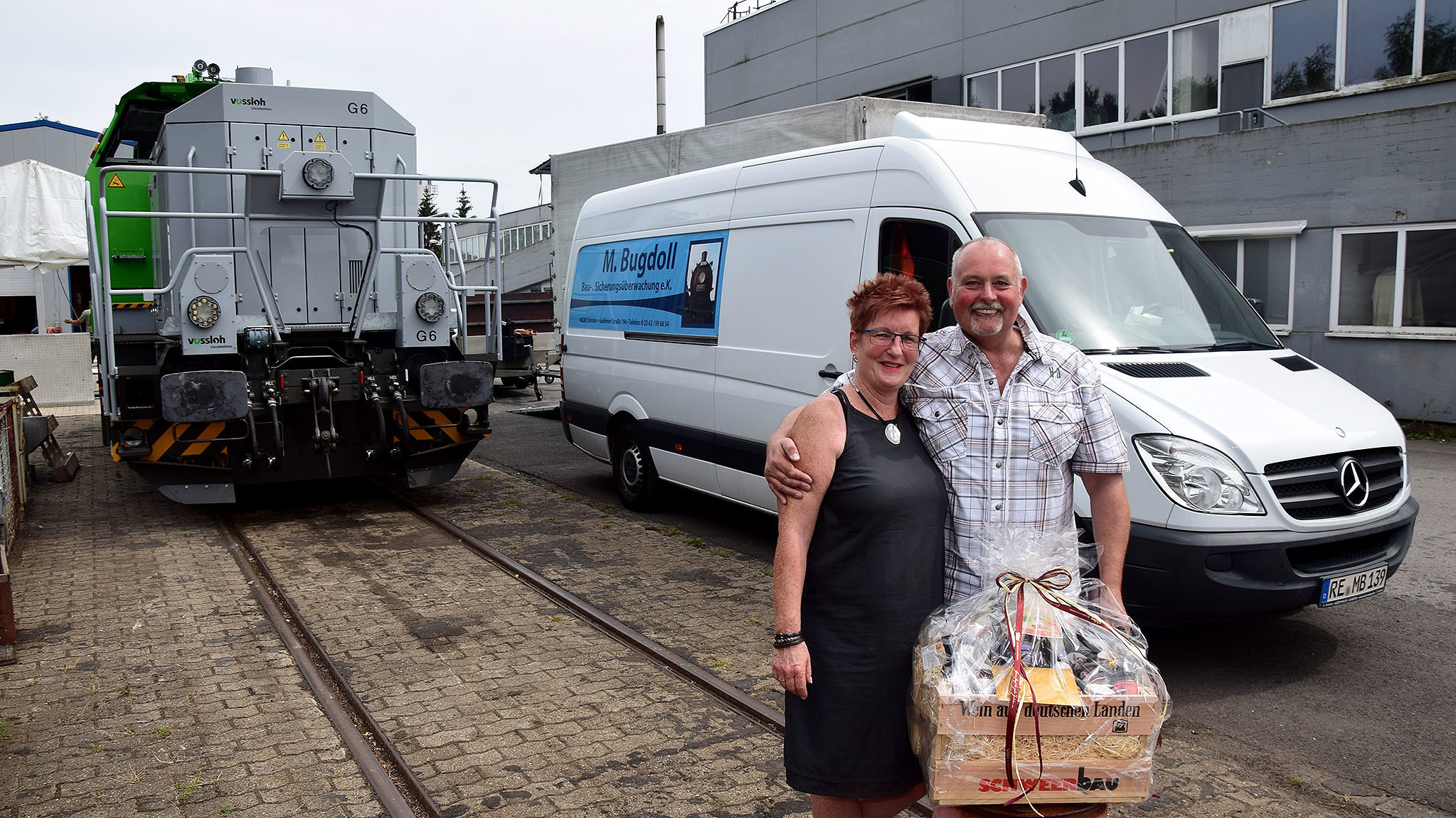 Elke und Michael Bugdoll blicken auf 25 erfolgreiche Jahre ihre Unternehmens M. Bugdoll Bau und Sicherungsüberwachung zurück.