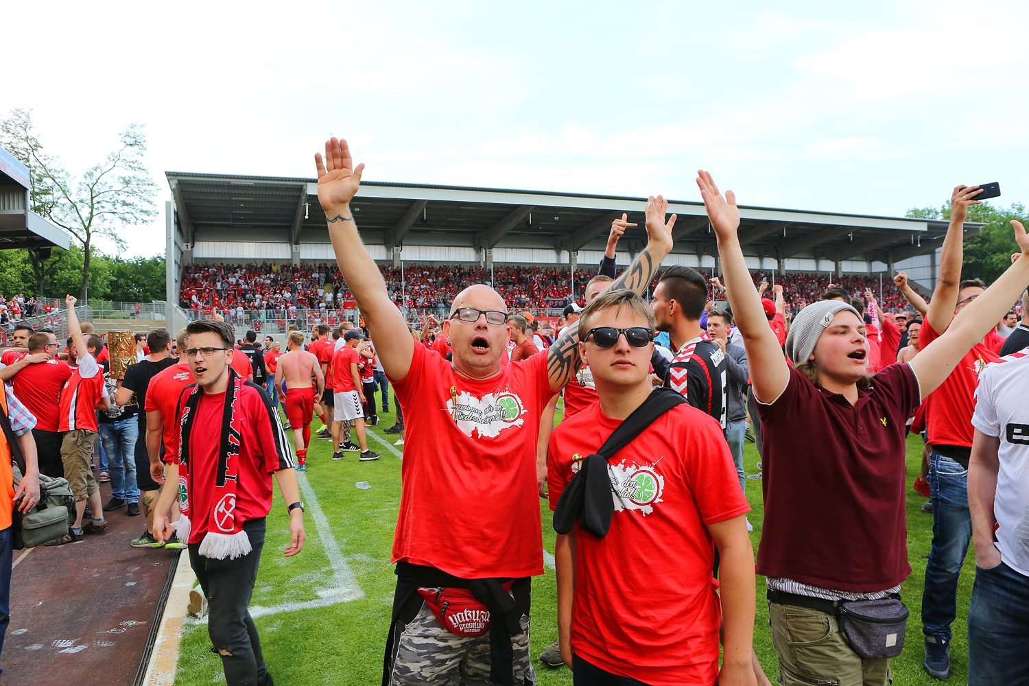 RWO-Fans haben zur Zeit allen Grund zum Jubeln. Foto: Archiv