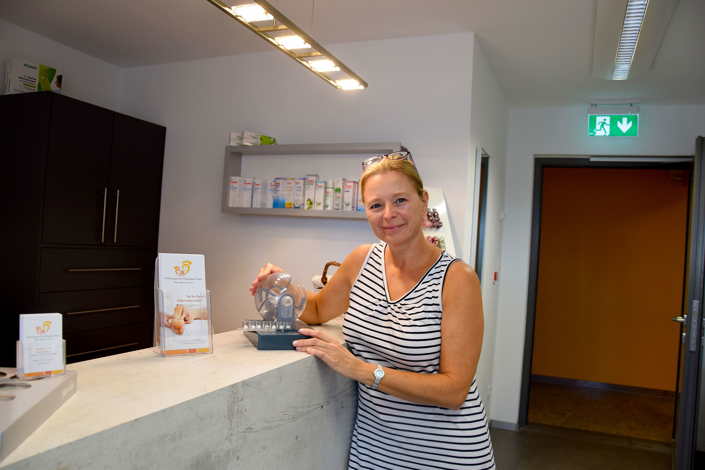 Elke Jodocy ermittelte in diesem Monat die Glückszahlen unseres Tipp-Spiels "Super 4-er".