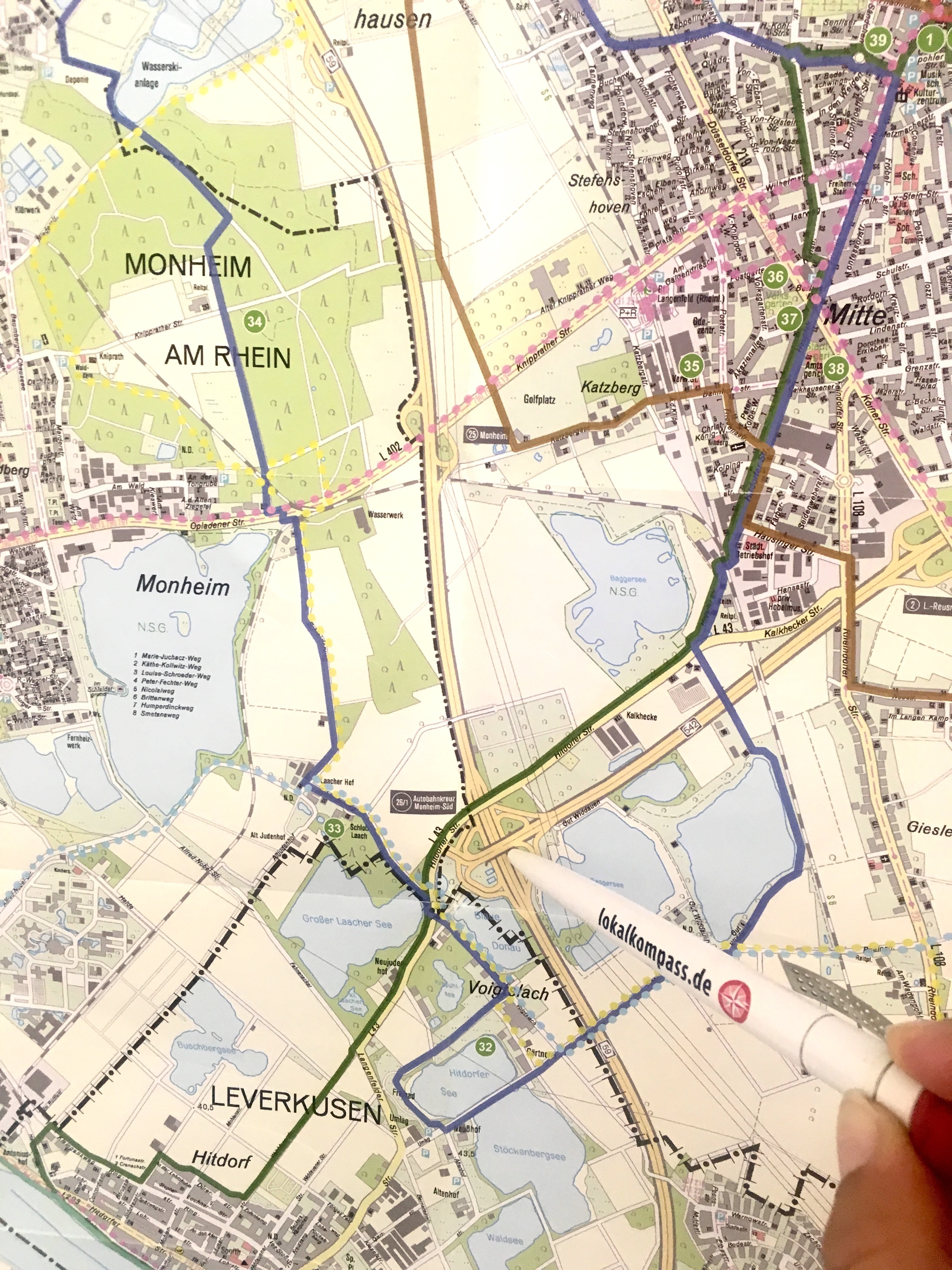 Betroffen von den Sperrungen sind das Autobahnkreuz Leverkusen-West und Monheim-Süd.
