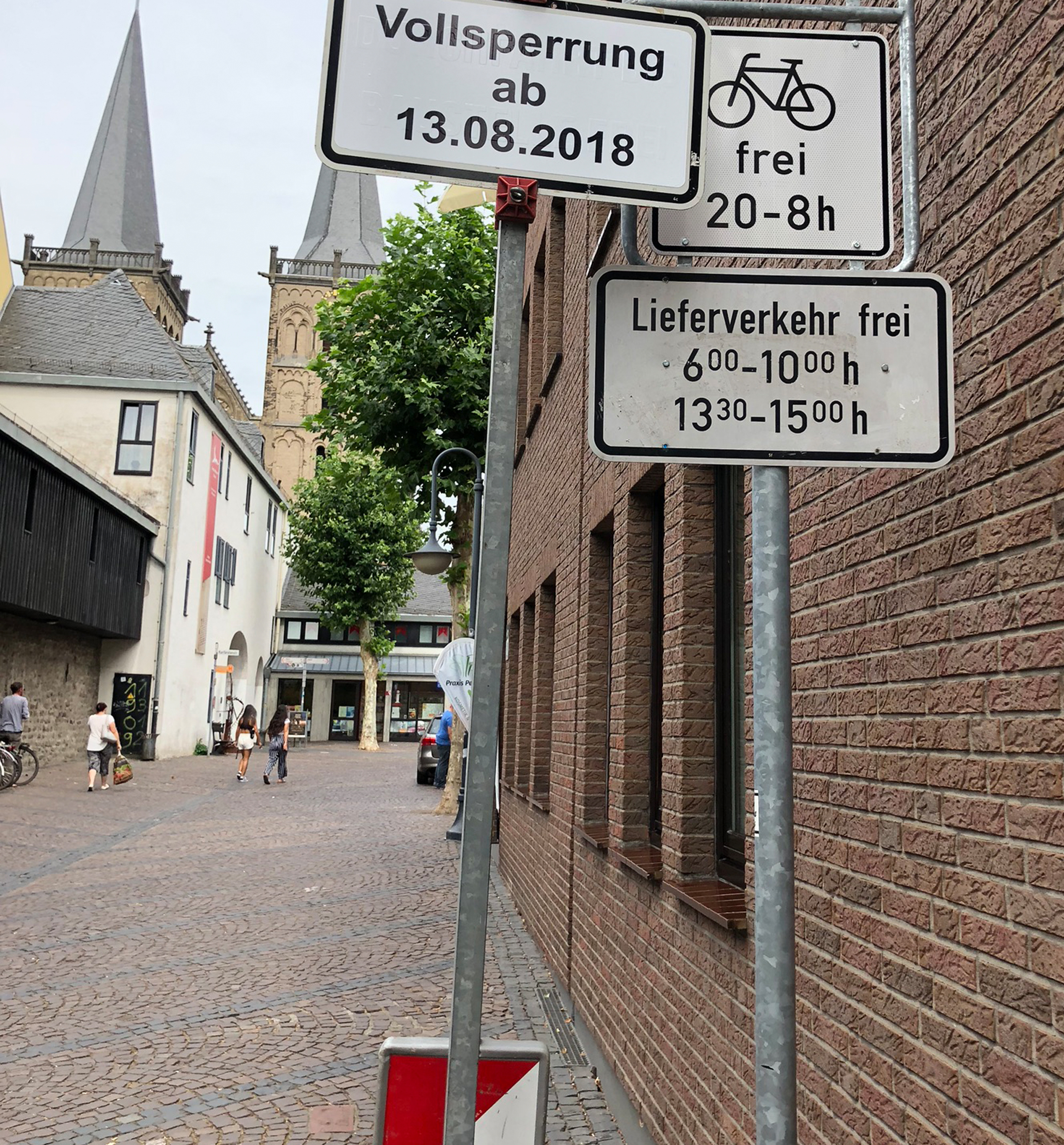 Am 13. August geht es voraussichtlich los: Die Bauarbeiten an der Bahnhofstraße dauern dann bis Ende Oktober. Foto: rtz