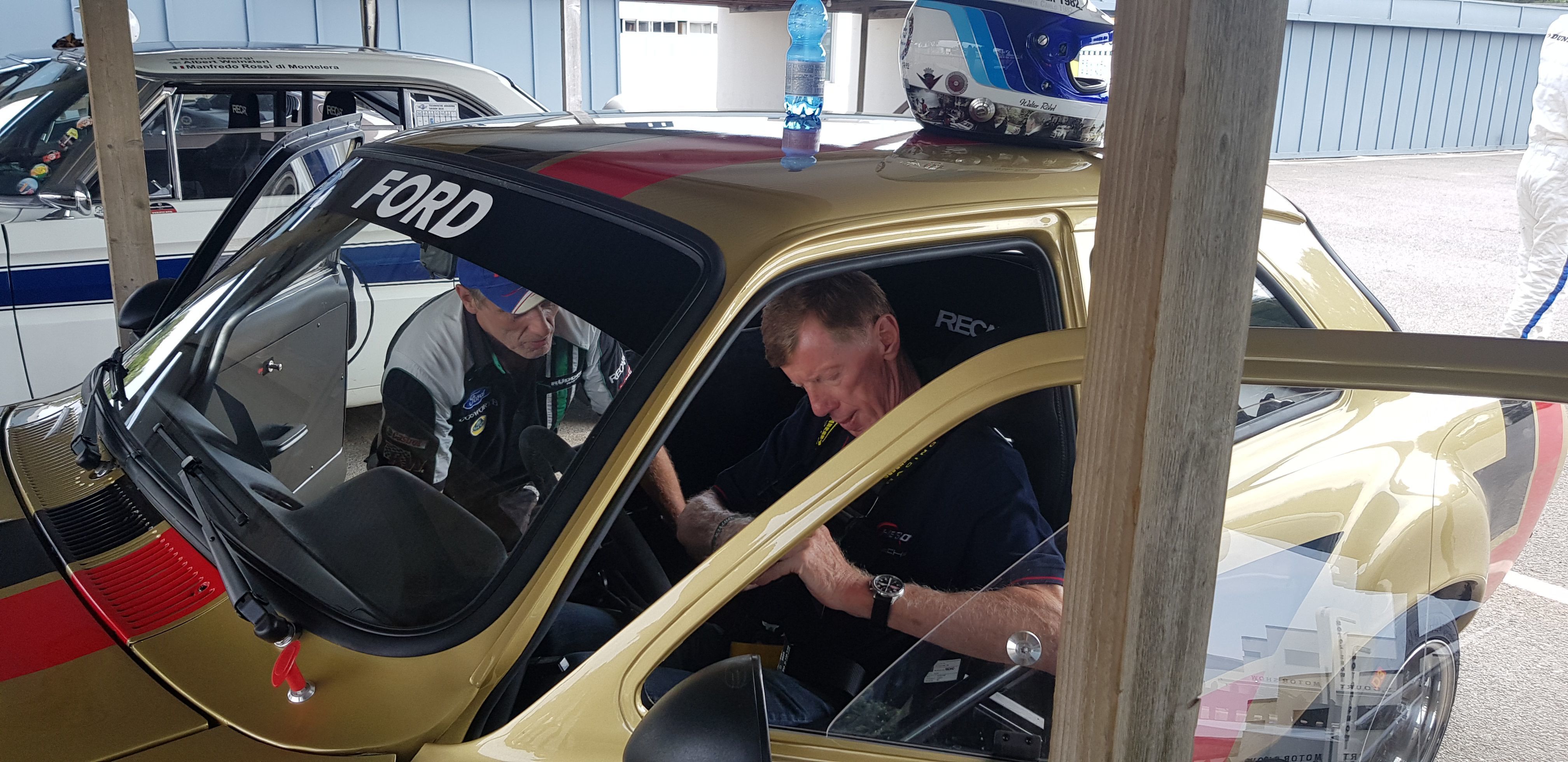 Walter Röhrl am Lenkrad