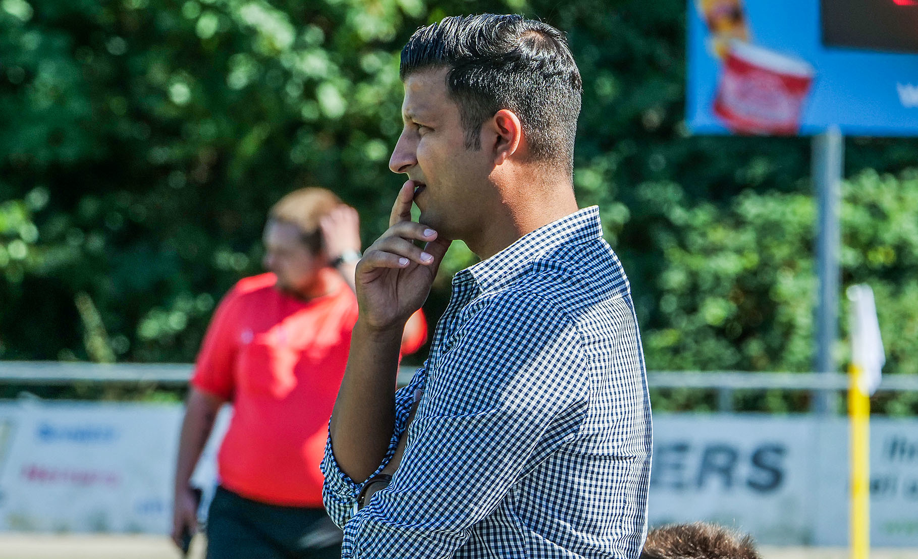 Der neue Trainer Michele Lepore war trotz der Niederlage gegen den klassenhöheren Gegner nicht unzufrieden.