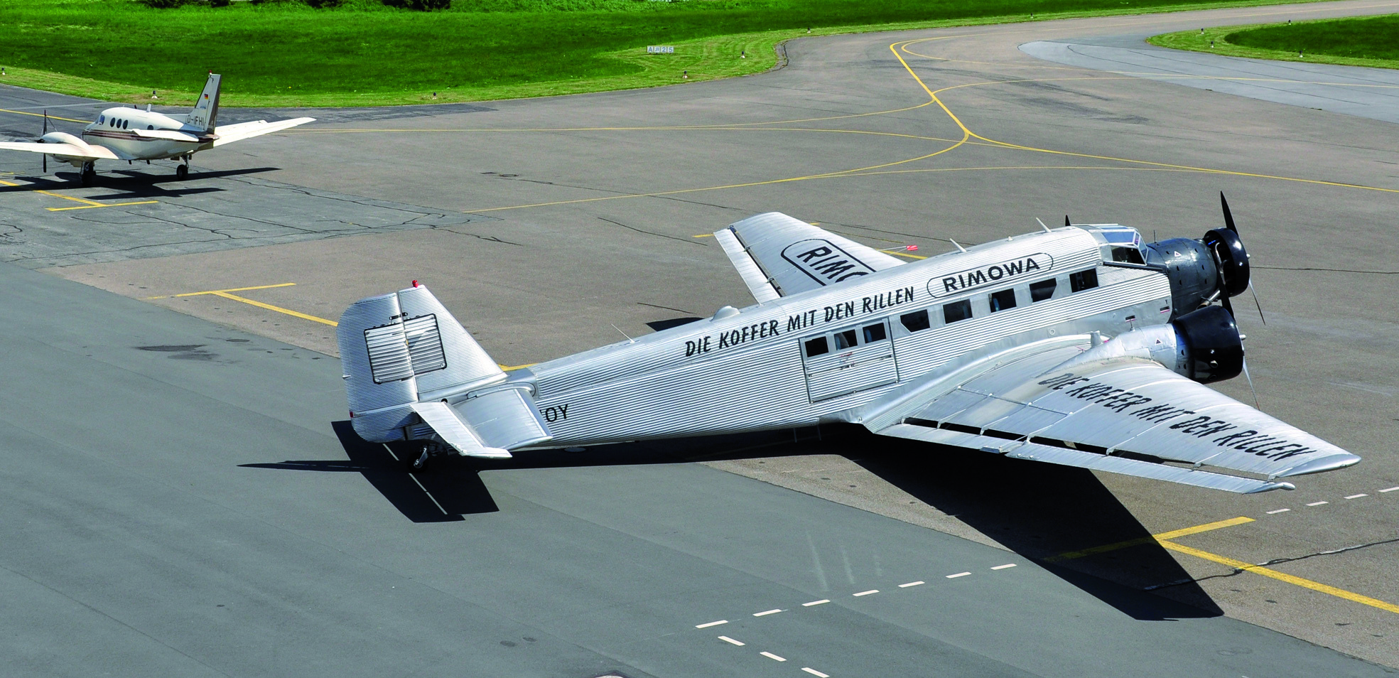In diesem Jahr steht der Flughafen Essen/Mülheim nach dem Absturz in der Schweiz nicht auf der Route der JU 52. Foto: Günter Vogelsang/Lokalkompass