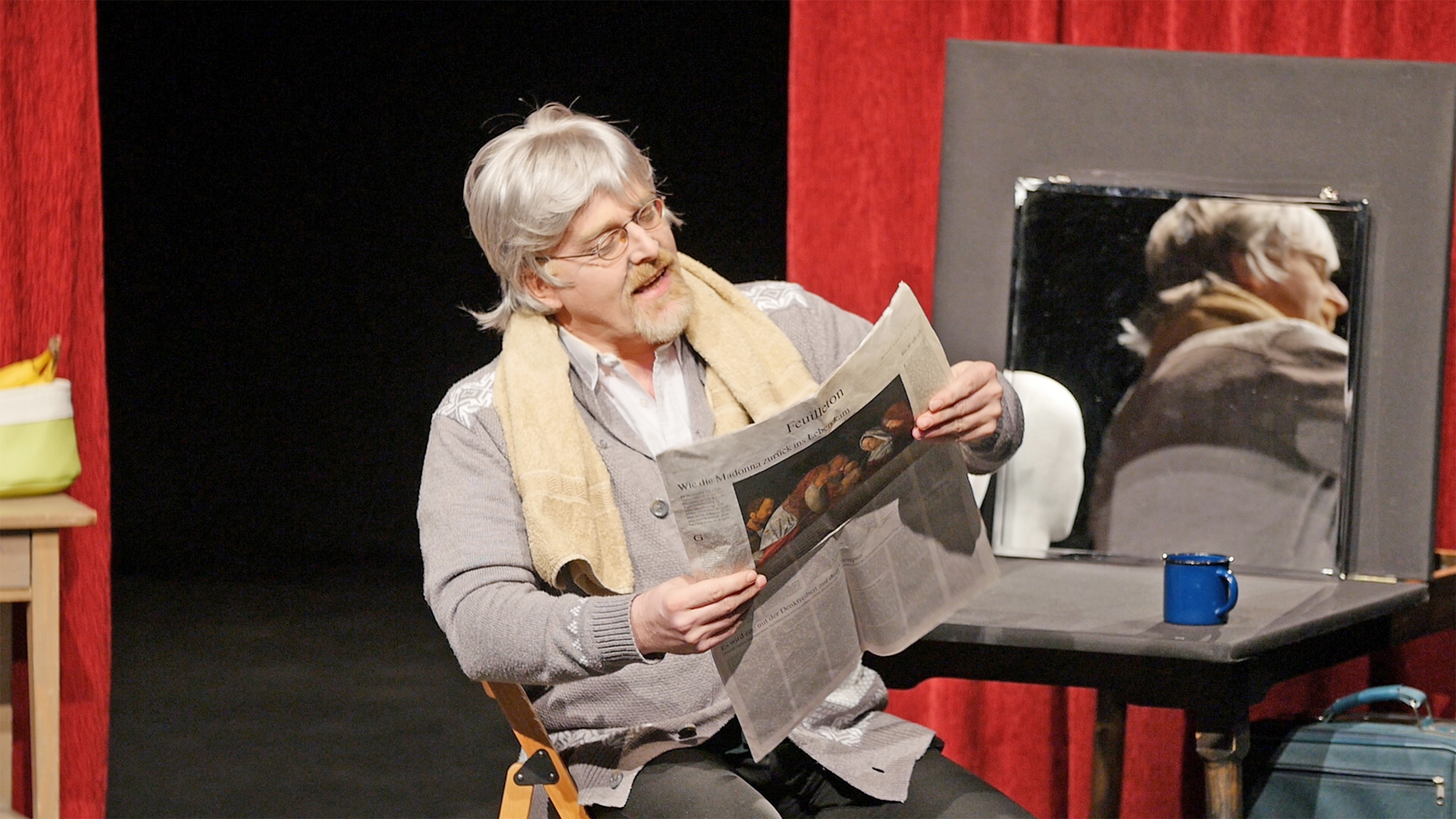 Der Schauspieler Markus Veith plaudert aus dem Nähkästchen.