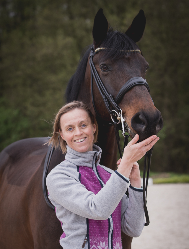 Regine Mispelkamp und ihr Pferd Look at me now.