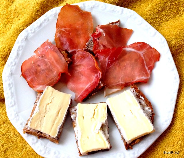 Schinken und Camenbert