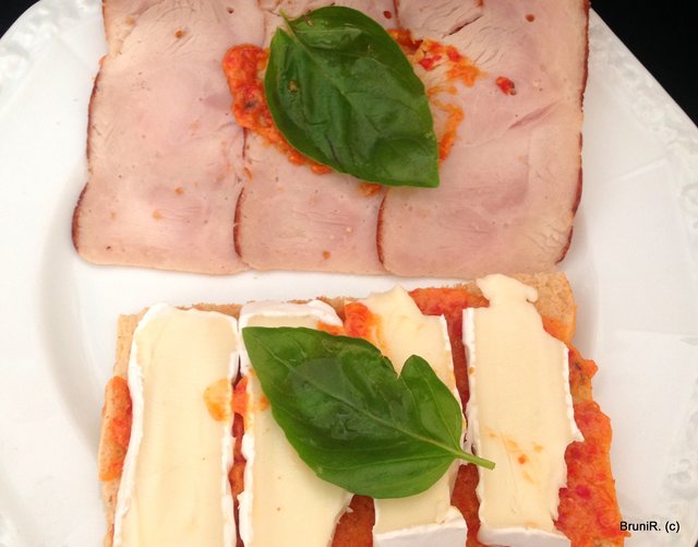 Schinken und Camenbert