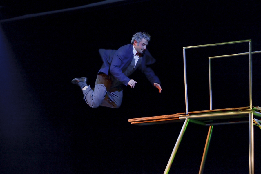 Der Turner und Artist Vladimir Georgievsky, alias Professor Wacko. Foto: TSF GmbH