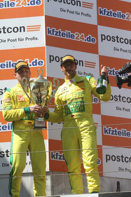 Maximilian Götz, links und Markus Pommer auf dem Siegerpodest