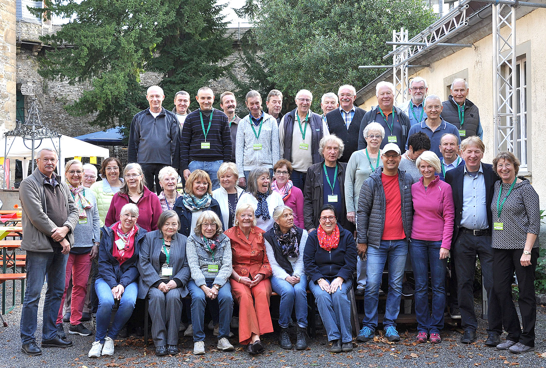 Das Helferteam der Schlossspiele Hohenlimburg.