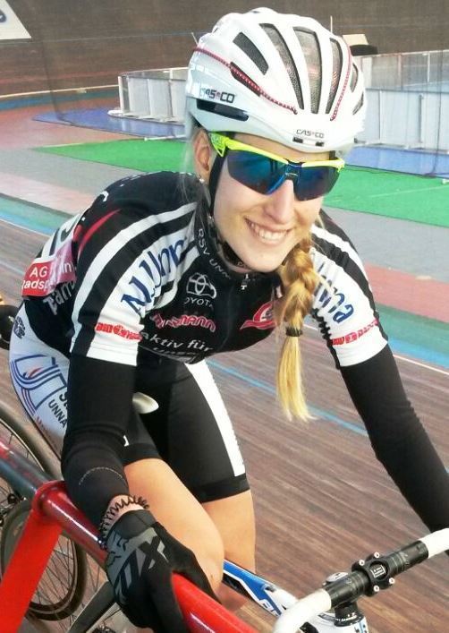Hier hatte Franziska Koch noch Grund zum Lachen. Nun muss die RSV-Sportlerin erst einmal die Verletzung und das WM-Aus verdauen.