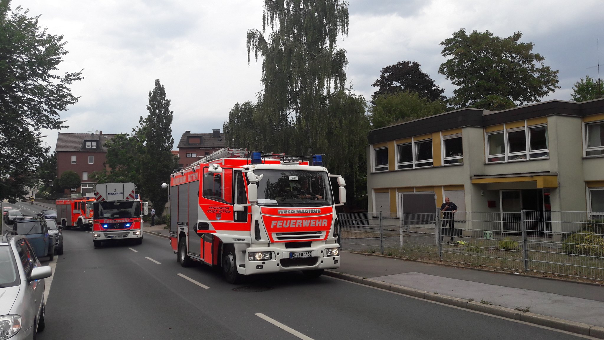  Foto zu Witten: Feuerwehreinsatz in Kindergarten - Witten 