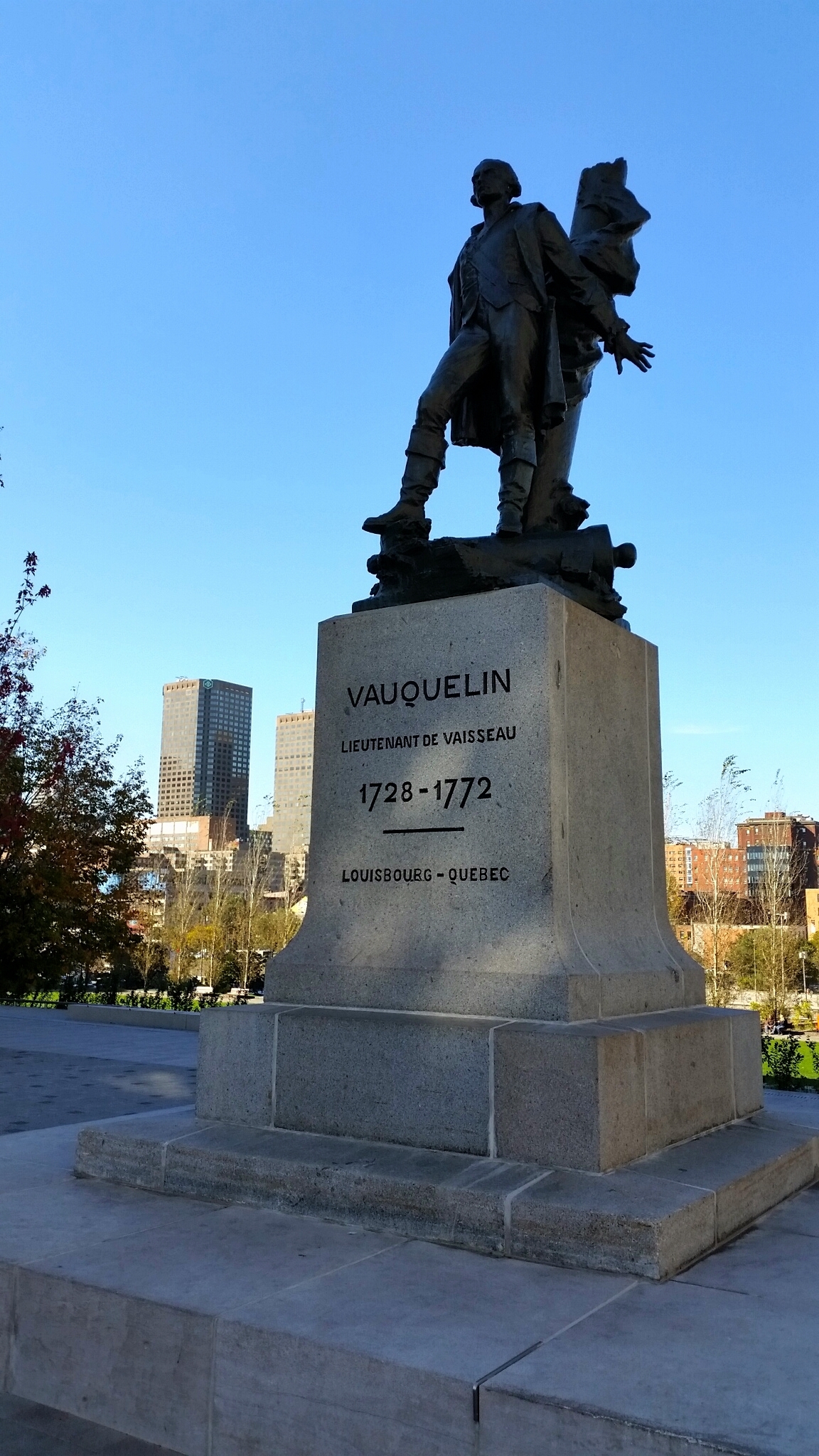 "Leutenant de Vaisseau" in Quebec/Kanada. Dieses Denkmal habe ich letztes Jahr besucht.