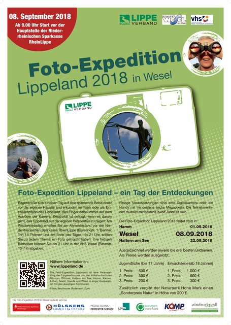 Der Flyer zur Foto-Expedition.