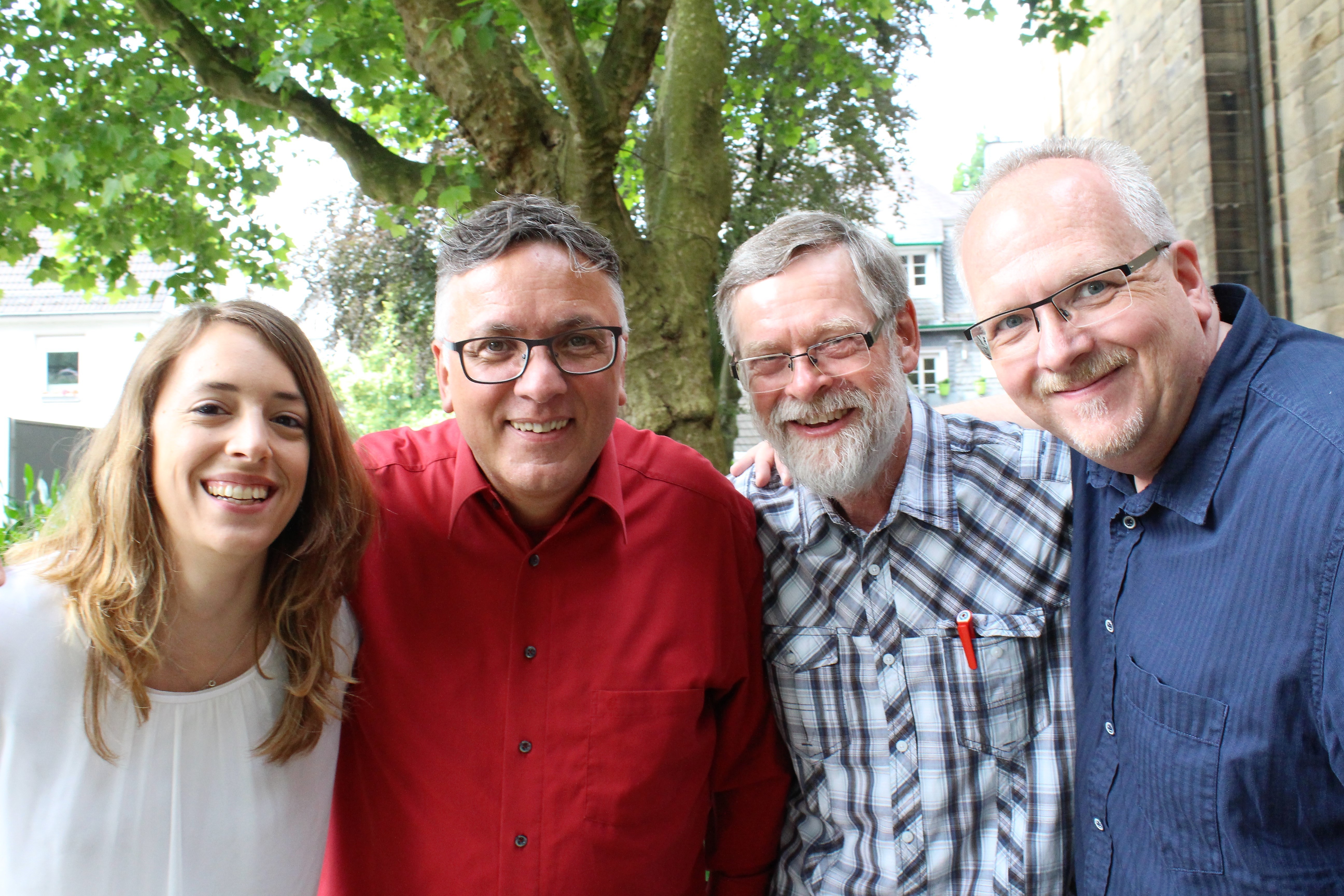 Das vierköpfige Veranstalterteam (v.l.n.r.): Konstanze Pfeiffer, Ulrich Isfort, Gerhardt Marquardt und Ludger Janning freuen sich auf vielfältige Konzerte und hoffen auf eine große Resonanz.