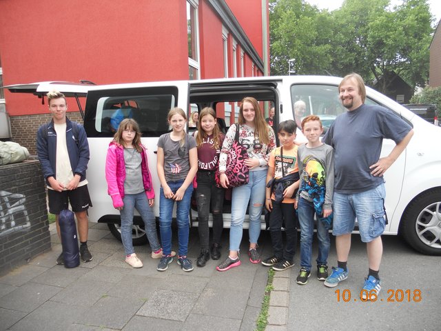 Die Freitag-Gruppe nach dem Zeltlager