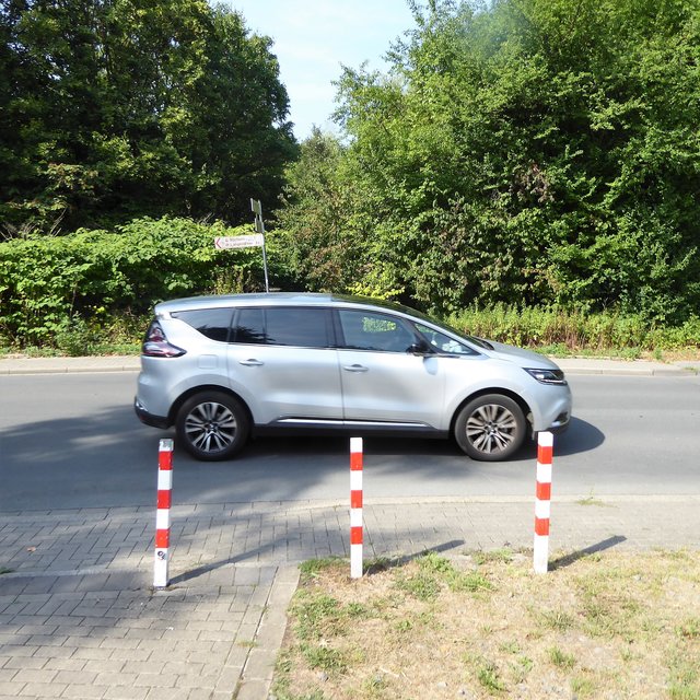 Andieser Stelle endet der Rheinsche Esel derzeit an der Oberstraße