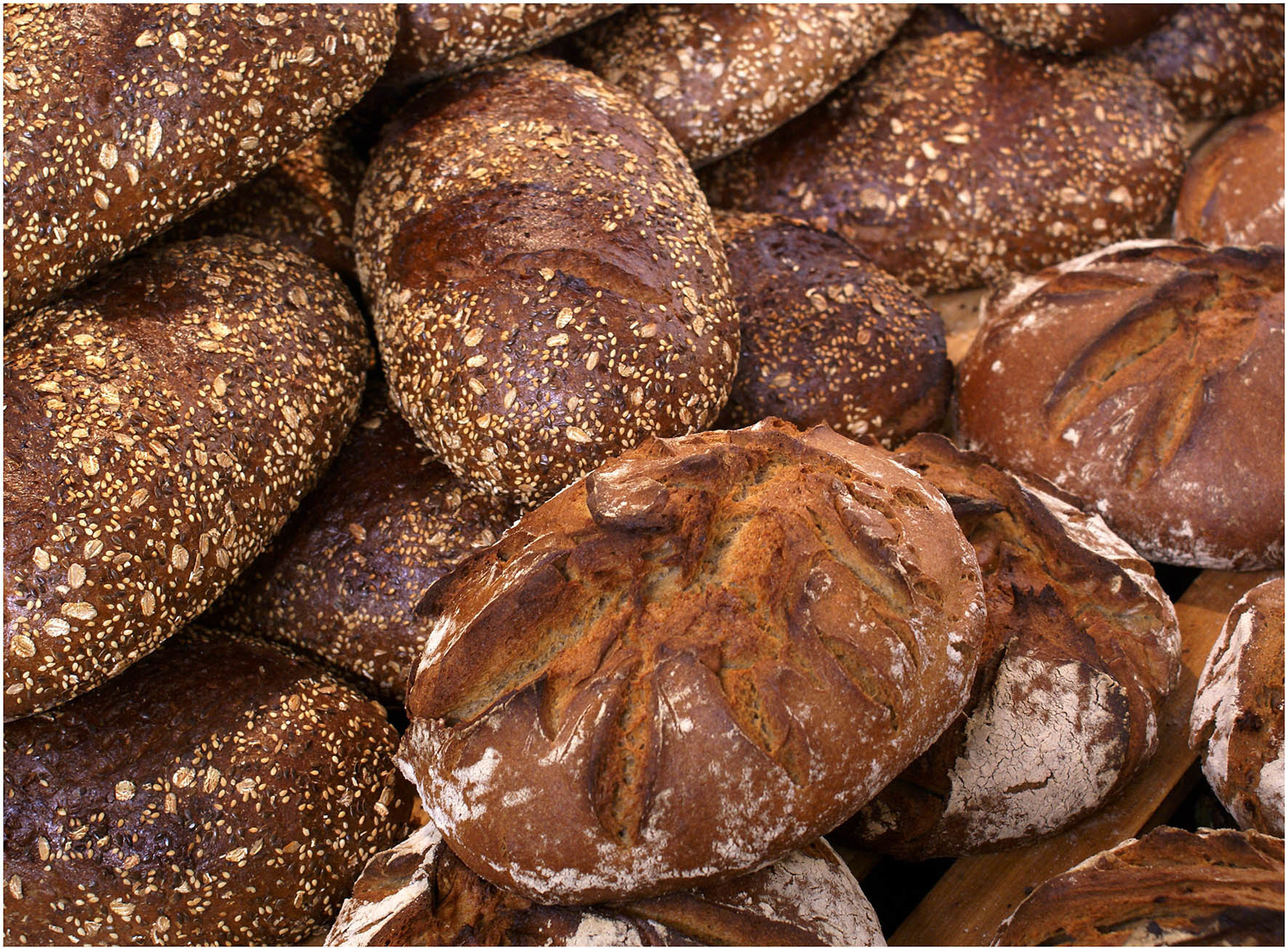 Die Deutschen lieben Brot.