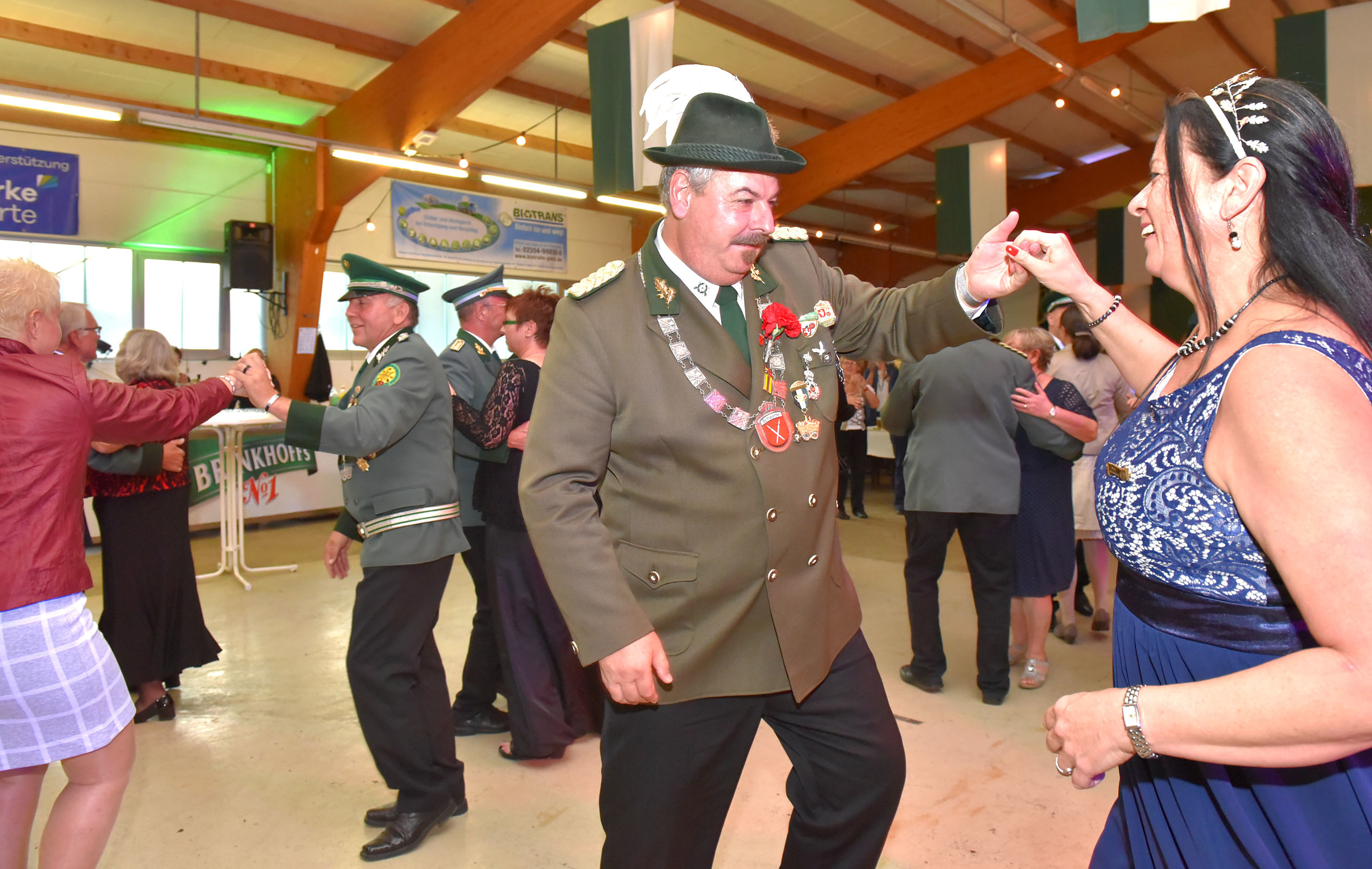 Heideschützen Kaiserproklamation von Fank I und SaskiaI Rügge