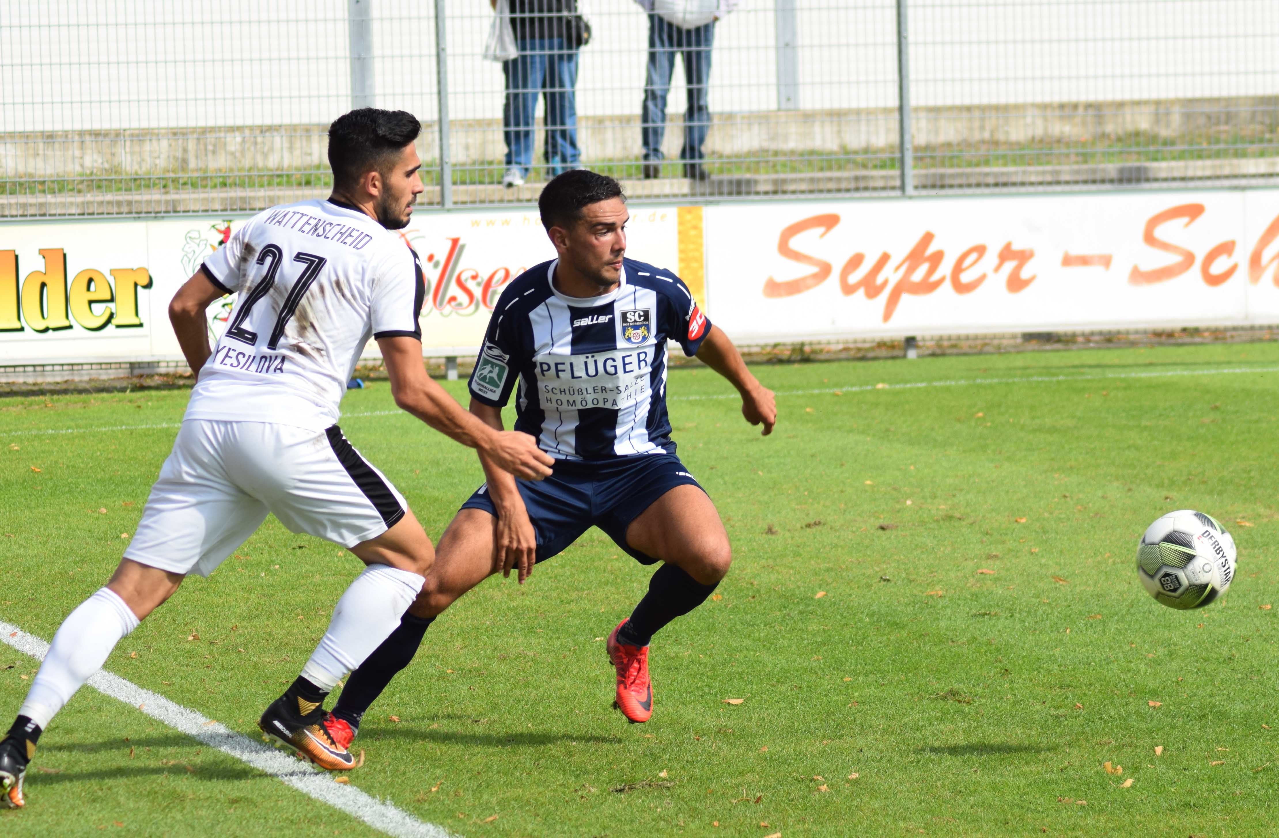 Emre Yesilova (23) erzielte in Wiedenbrück seinen ersten Regionalligatreffer für die SGW. FOTO: Peter Mohr