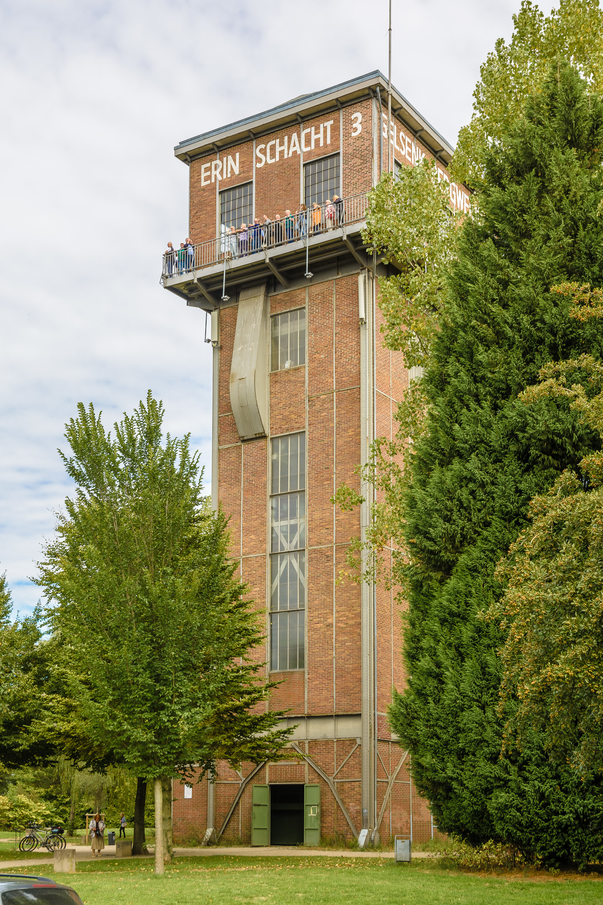 Der Hammerkopfturm auf Schwerin in Castrop-Rauxel