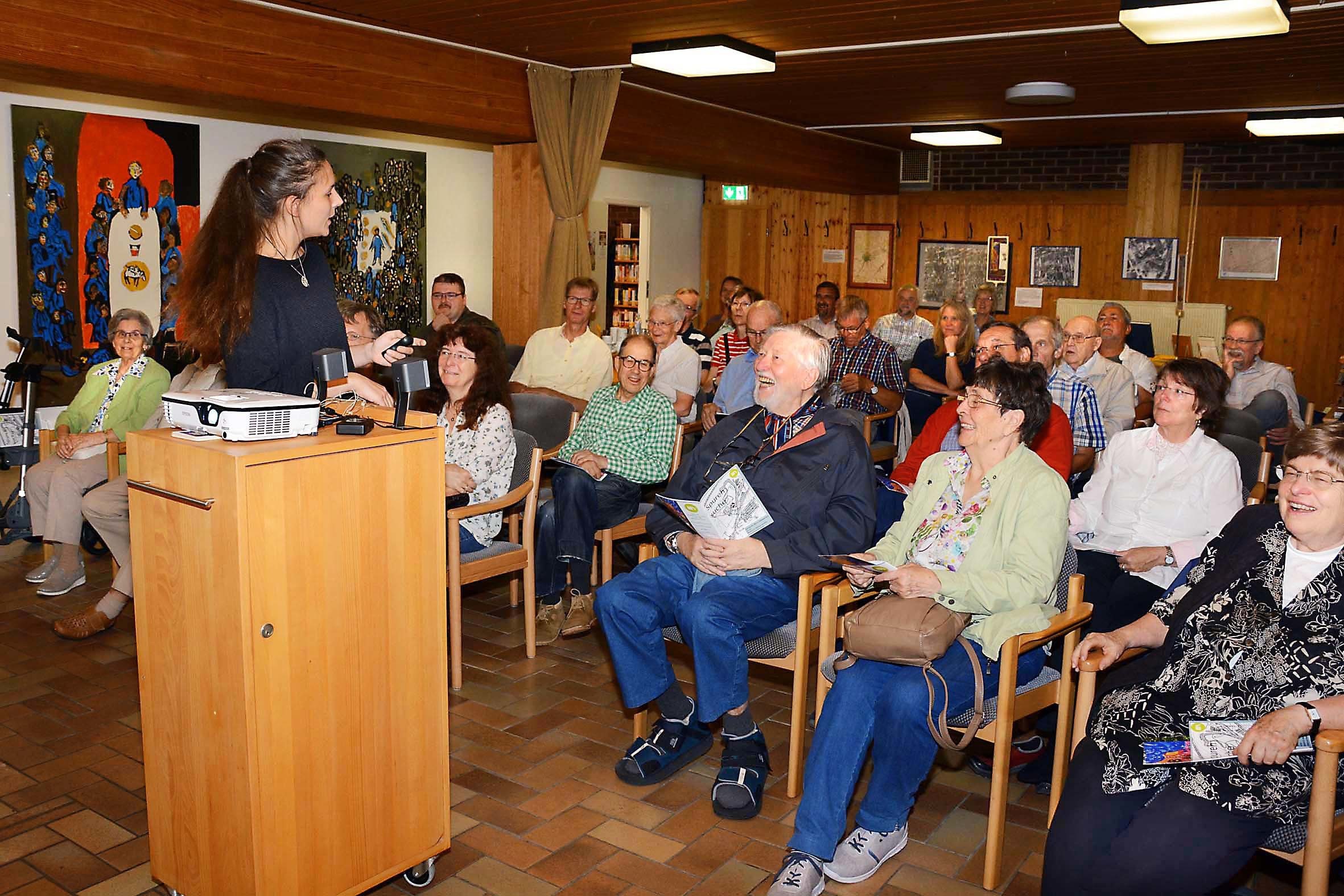 Viel Interessantes über die ehemalige Zeche Schleswig und die "Asselner Alm" gab es beim Vortrag von Stephanie Iris Vollmer.