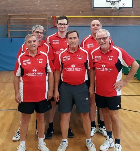 Das "erste" Herrenteam der Tischtennisabteilung von Fortuna Millingen