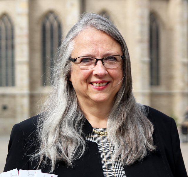 Ulrike Haibach-Daniel, Vorsitzende des Kulturfördervereins r(h)ein-kultur-welt