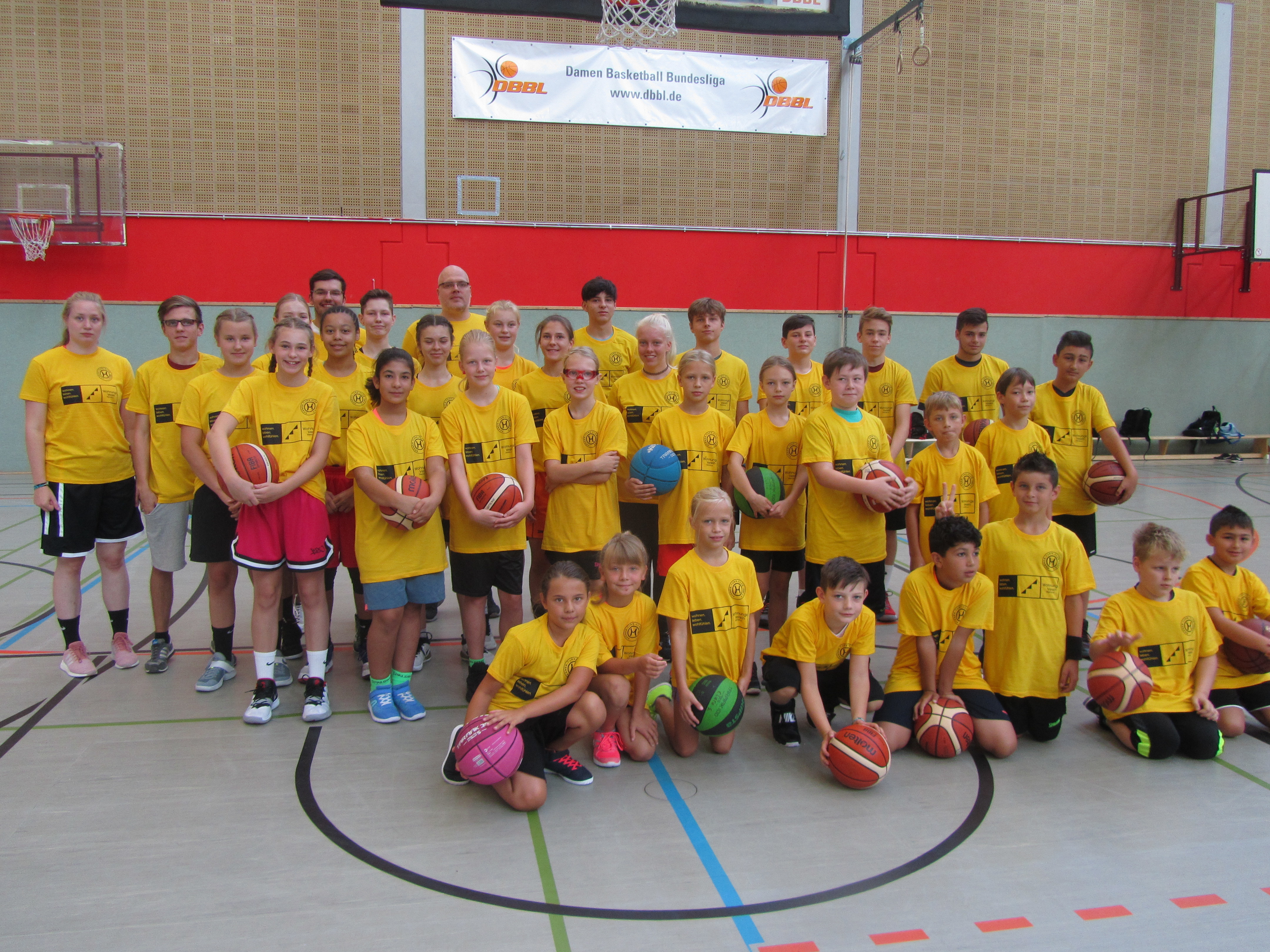 Das Basketball-Camp war wieder gut besucht.